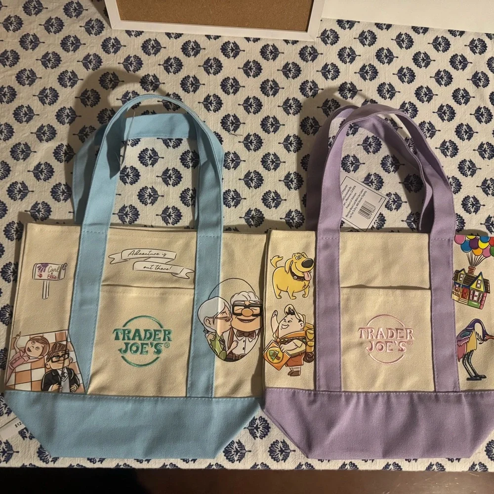 Disney UP Tote Bags - Blue and Purple - Picture 3 of 5